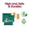 Smarty Had A Party Hunter Green Square Plastic Tableware Set - 120 Sets - 4 of 4