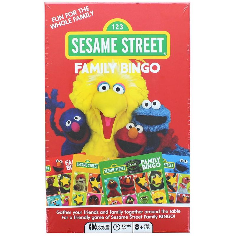 Aquarius Puzzles Sesame Street Family Bingo Game, 1 of 7