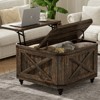 Farmhouse Lift Top Coffee Table With Large Hidden Storage - 4 of 4