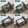 LunaLulinlk 2Pcs 32L Foldable Storage Bins with Lid Collapsible Stackable Closet Organizer Containers - 3 of 4