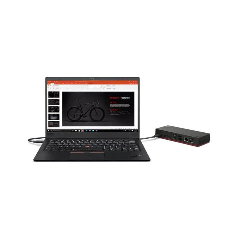 Lenovo ThinkPad Universal USB-C Smart Dock - for Notebook/Desktop PC - 96 W - USB Type C - 4K - 3840 x 2160 - 2 x USB 2.0 - USB Type-C, 2 of 7