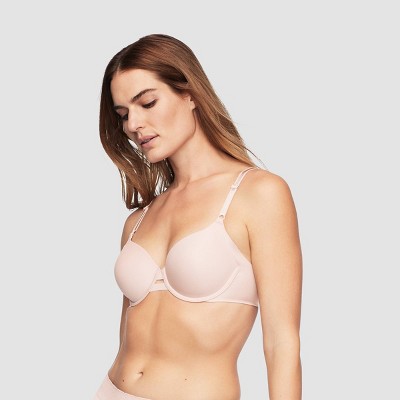 Simply Perfect by Warner's Women's Underarm Smoothing Mesh Underwire Bra -  Sunset Blush 34B
