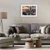 Stupell Industries Lighthouse Bay at Sunset Framed Print Under Glass, Brown, 20" x 14" - 3 of 4