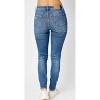 Women's Mid Rise Tummy Control Destroy Skinny Denim Jeans - Judy Blue - 2 of 4