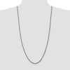 Black Bow Jewelry 3.5mm 14k White Gold Diamond Cut Solid Rope Chain Necklace - 2 of 4