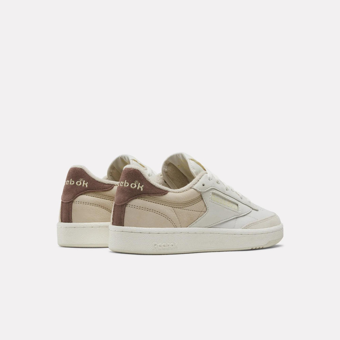 Женские кроссовки Reebok Club C 85 Shoes Size 5 Linen/Chalk/Elevated Beige/Vintage Chalk, цвет: Бежевый — фото 3
