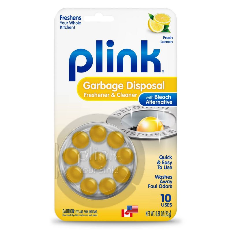 Plink Garbage Disposer Cleaner and Deodorizer - 0.81oz/10ct, 1 of 8