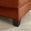 MYINDA 124'' Modern Velvet U-Shaped Sofa, 4-Seater Combo Sofa with Removable Legs for Living Room - 4 of 4