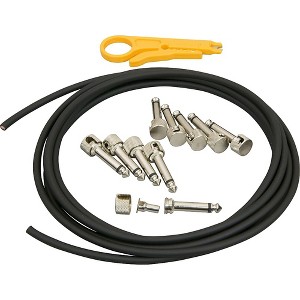 Lava Mini ELC Cable Pedal Board Kit with Right Angle Plug 10 ft. Cable/10 Right Angle Solderless plugs/stripping too - 1 of 3