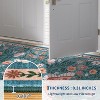 Butterfly Washable Rug - Non-Slip Floral Carpet, Soft Non-Shedding Low Pile Floor Mat for Nursery Dining Room - 3 of 4
