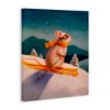 Stupell Industries Free Rider Skiing Mouse Canvas Art - 2 of 4