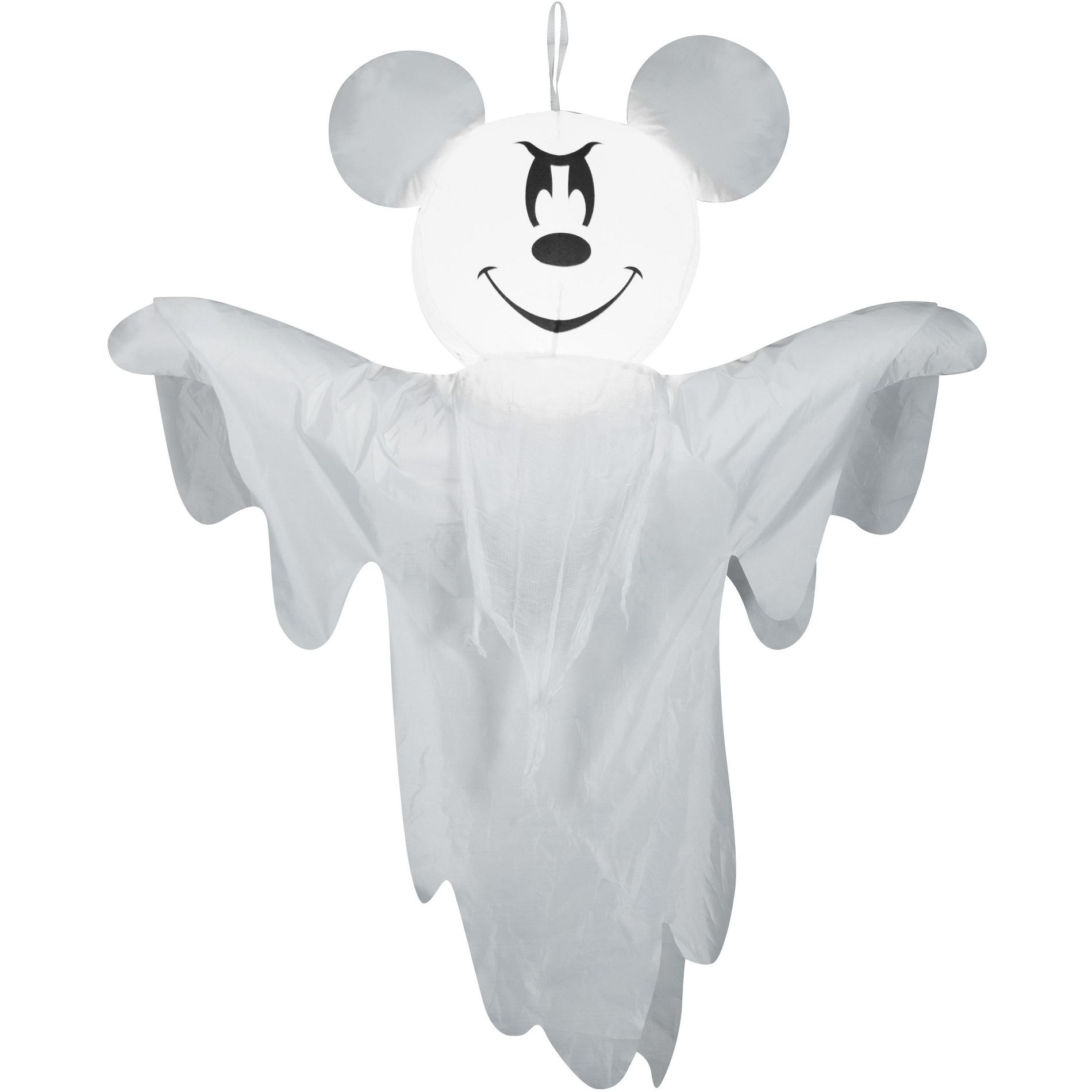 Disney Airblown Inflatable Hanging Mickey as Ghost Disney, 4 ft Tall, White