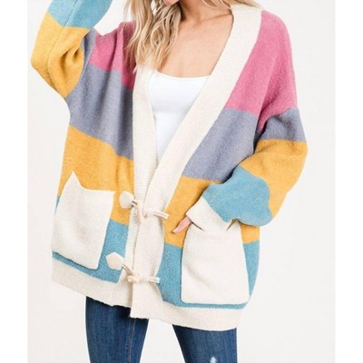 Women's Stripe it While It's Hot Sweater - HEIMISH USA