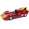 Captain Terror's Car #11 Red (Raced Version) "Speed Racer" (1967) TV Series 1/64 Diecast Model Car by Johnny Lightning - 2 of 3