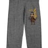 Avatar The Last Airbender Zuko Women’s Gray Heather Sleep Pajama Pants - 2 of 4