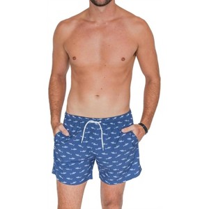 Men's 's Sharks Swim Trunks - Bermies - 1 of 3