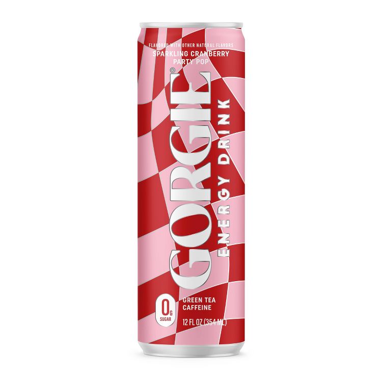 Gorgie Cranberry Party Pop Energy Drink - 12 fl oz, 1 of 12