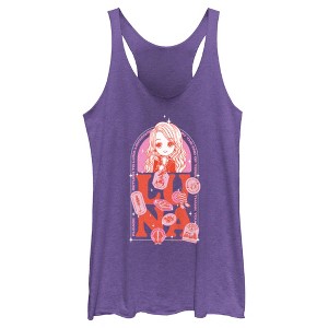 Women's Harry Potter Anime Luna Belongings Racerback Tank Top - 1 of 4