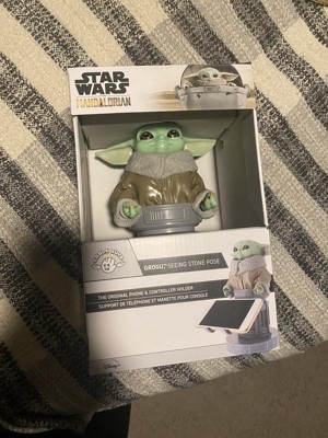 Star Wars Cable Guy Phone And Controller Holder - Mandalorian Grogu On Seeing  Stone : Target