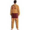 #followme Mens One Piece Character Adult Bodysuit Hooded Xmas Pajamas - 2 of 4
