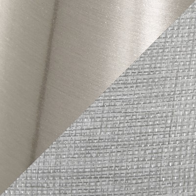 Gemma 23" Brushed Nickel Table Lamps with Grey Linen Shades, Set of 2