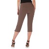 Rekucci Women's Pull-On Mid-Rise Straight-Leg Capri Pants with Tummy Control and Hidden Pocket - 3 of 4