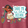 Women's - Disney - Take Me To The Ocean Short Sleeve Graphic T-Shirt - image 2 of 4