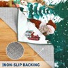 Garvee Christmas Area Rug Machine Washable Xmas Santa Claus Rug for Living Room Non Slip Entryway Runner Low Pile Rugs Decor Christmas Decorations - 3 of 4