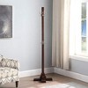 Proman Products Windsor Freestanding Wooden Coat Rack Stand with 12 Hanger Hooks for Clothes, Hats, Purses, Bags  Entryway, Bedroom, Living Room - 3 of 4