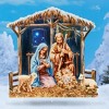 Collections Etc Realistic Nativity Manger Scene Garden Stake brown - 2 of 2