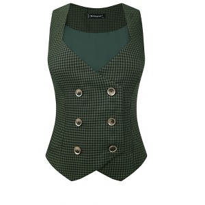 green emerald velvet dress Ira Suit Vest, Olive – SOTE main image 0