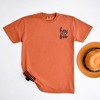 Simply Sage Market Women's Embroidered Hey Boo Mini Short Sleeve Garment Dyed Tee - 3 of 4