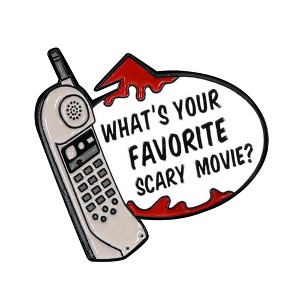 Nerd Block Scream Phone "What's Your Favorite Scary Movie?" Enamel Collector Pin - 1 of 4