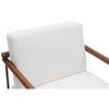 PAGED Modern Accent Chair Living Room Chairs with Armrests, Upholstered Armchair for Living Room - 2 of 4