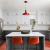 CLAXY Industrial Modern Pendant Light Kitchen Island Red Metal Barn - 2 of 4