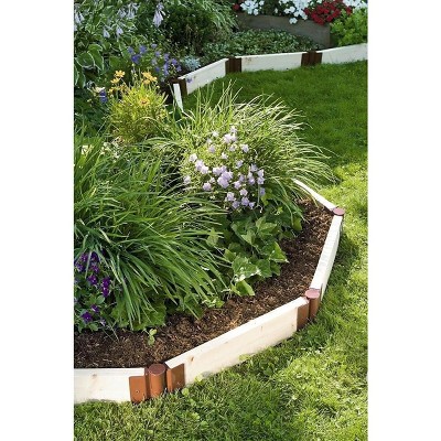 Gardener's Supply Company Stacking Corner Joints for DIY Garden Edging & Raised Garden Bed | Set of 2