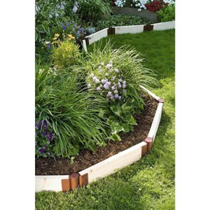Gardener's Supply Company Stacking Corner Joints for DIY Garden Edging & Raised Garden Bed | Set of 2 - 1 of 4