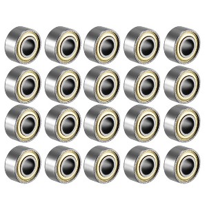 Unique Bargains Deep Groove Ball Bearing 688ZZ Double Shield Carbon Steel Bearings 20 Pcs - 1 of 4