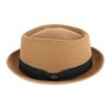 Epoch Hats Company Men's Diamond Shape Wool Fedora with Grosgrain Hatband - 3 of 4