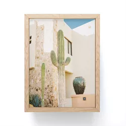 Bethany Young Photography Cabo Cactus VII Framed Mini Art-Light Wood Frame - Society6