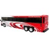 MCI D4500CT Commuter Coach Bus "San Diego MTS Rapid Express" White and Red Limited Edition 1/50 Plastic Model by Iconic Replicas - 3 of 4