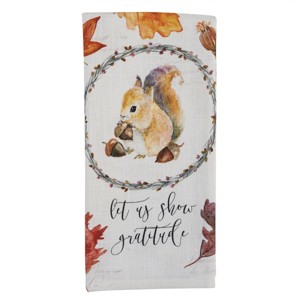 Park Designs Harvest Home Squirrel Dishtowel Set of 2 - 1 of 3