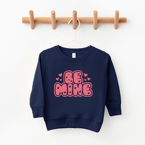 The Juniper Shop Be Mine Bubble Toddler Graphic Sweatshirt - image 1 of 3