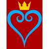 Men's Kingdom Hearts 1 Blue Heart T-Shirt - 2 of 4