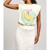 Women's Printed Sleeveless Tee - SKIES ARE BLUE - 2 of 4