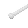 1-3/8 in. dia. wood rod pole Lumi Home Furnishings M&M Wood End Cap Finials 2ct White - 2 of 4