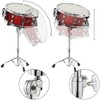 Ashthorpe Snare Drum Set with Remo Head, Beginner Kit with Stand and Padded Gig Bag - 3 of 4