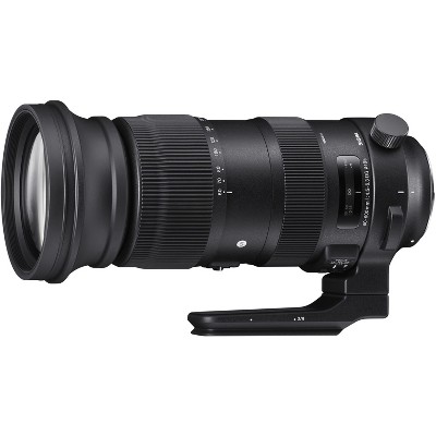 Sigma 60-600mm f/22-32 Fixed Zoom F4.5-6.3 DG OS HSM Camera Lenses, Black (730954), Canon EF