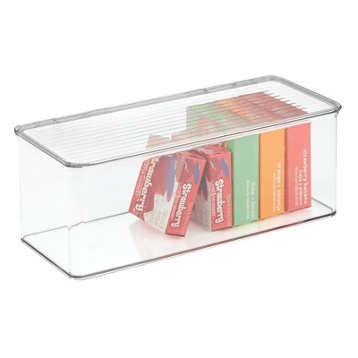 iDESIGN 5.5"x13.3"x5" Kitchen Binz Stackable Box Clear