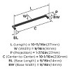 Amerock Balon Pull for Cabinets, Drawers, and Furniture - 3 of 4